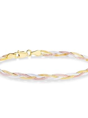 Multi Gold Silver Chain Link
Italian Bracelet